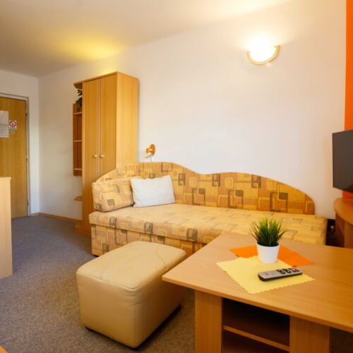 Malý dvoulůžkový pokoj s oddělenými lůžky 