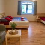 Studio Apartman pro 5 os. se 2 ložnicemi s výhledem do dvora (s možností přistýlky)