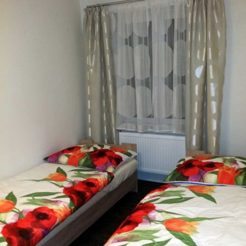 2-Room Apartment for 4 Persons with Shower and Kitchen