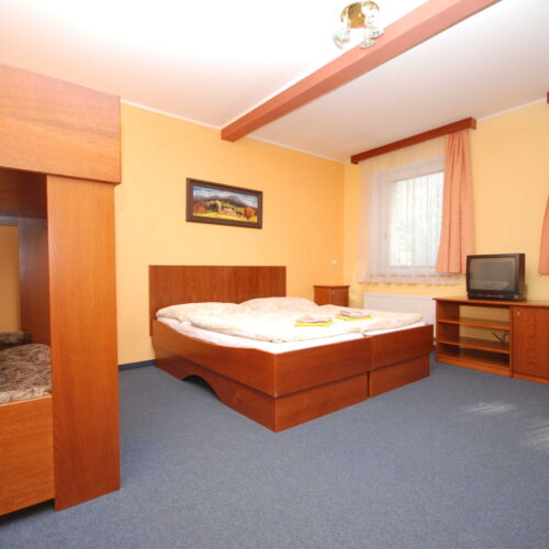 Camera tripla cu duș