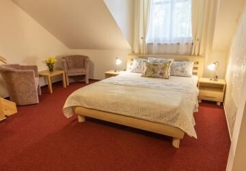 Pokoj se sprchou pro 3 os. v podkroví