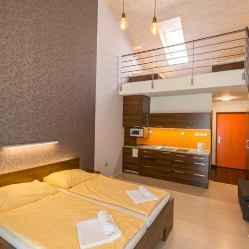 Apartman se sprchou s vlastní kuchyňkou pro 4 os. se 2 ložnicemi (s možností přistýlky)