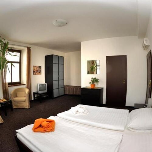 Camera twin cu duș cu aer condiționat