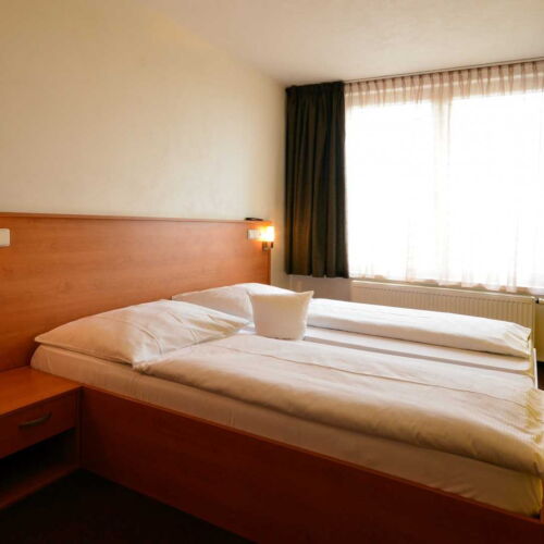 Pokoj se sprchou  s manželskou postelí