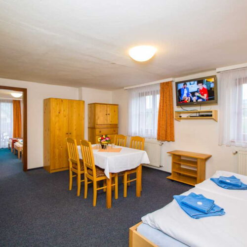 Camera cvadrupla cu duș