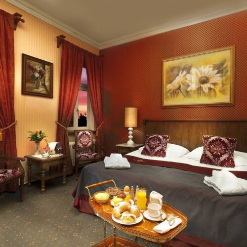 Deluxe Apartman s klimatizací s manželskou postelí s 1 ložnicí