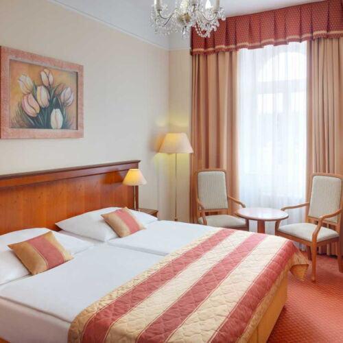 Superior Plus Pokoj se sprchou s manželskou postelí