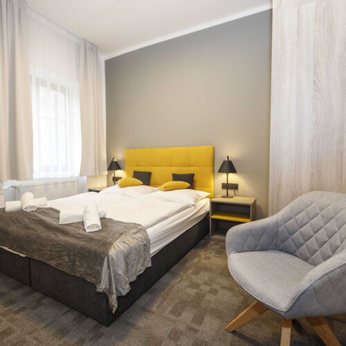 Standard Pokoj s koupelnou s manželskou postelí