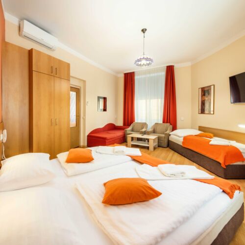 2-Room Apartment for 5 Persons with Shower and Kitchenette