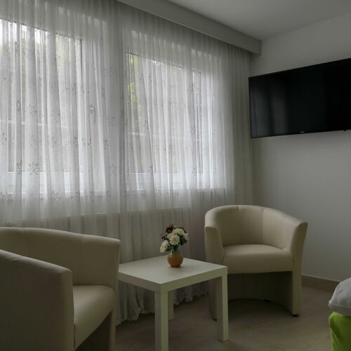 Deluxe Apartman se sprchou pro 4 os.