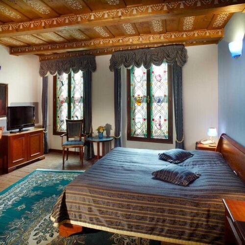 Deluxe Pokoj s klimatizací s manželskou postelí