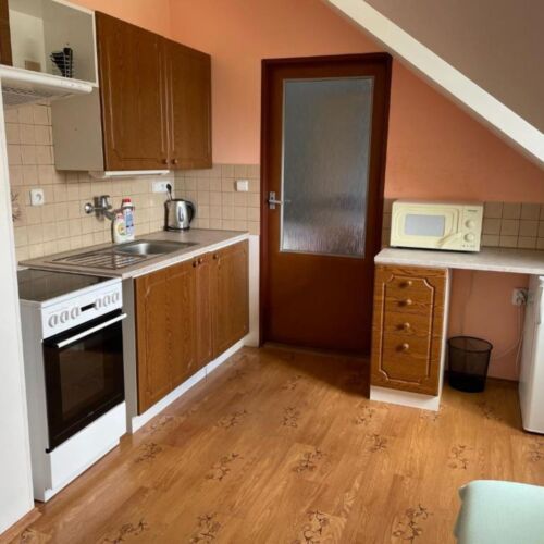 Apartament cu duș cu chicinetă proprie cu 2 camere pentru 6 pers. (se poate solicita pat suplimentar)
