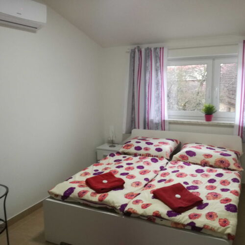 Camera twin la mansardă cu duș