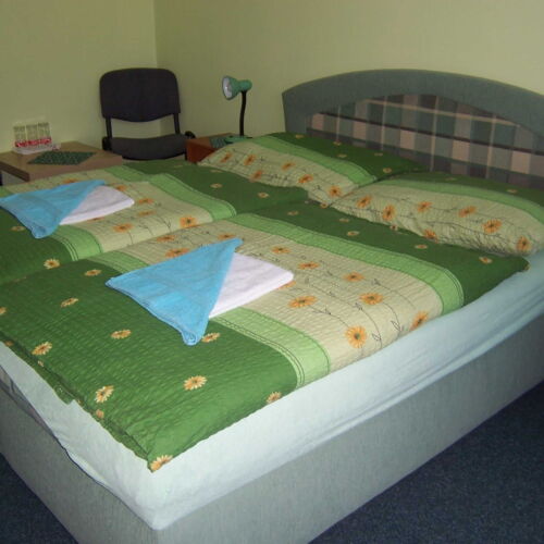 Pokoj se sprchou s balkónem pro 3 os.