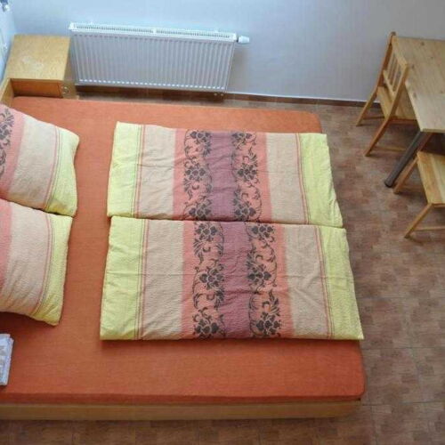 Pokoj s klimatizací se sprchou s manželskou postelí (s možností přistýlky)