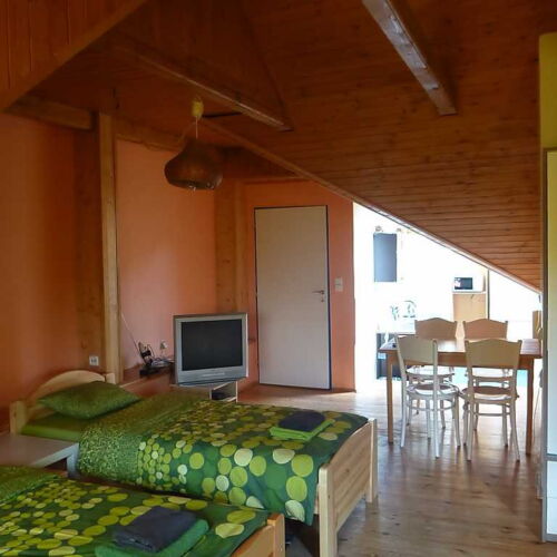 Pokoj se sprchou s vlastní kuchyňkou pro 2 os.