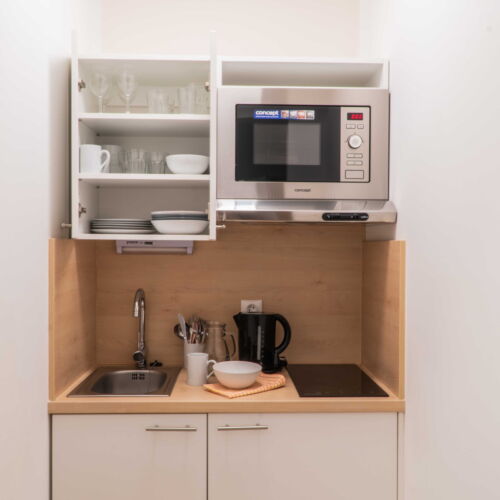 Apartament cu duș cu chicinetă proprie pentru 2 pers.