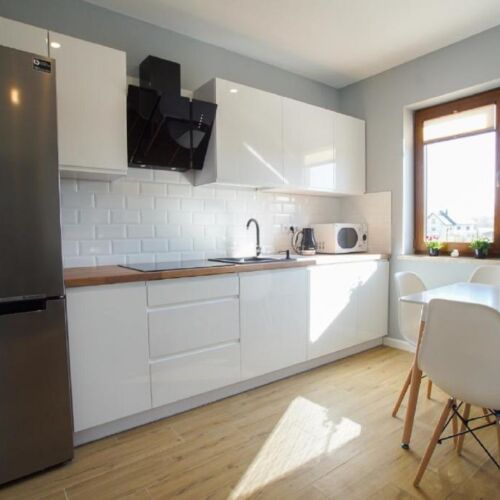 Domek weekendowy 6-osobowy z tarasem z widokiem na ogród