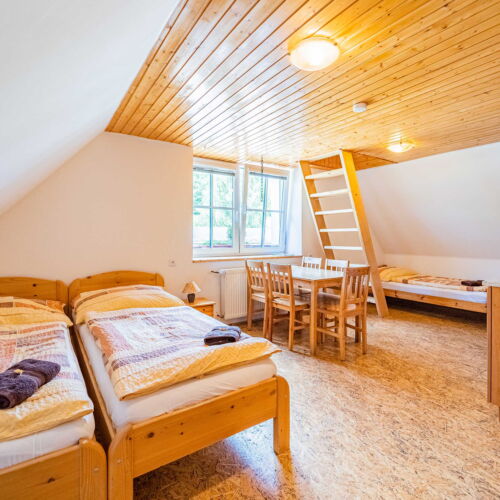 Apartman se sprchou s vlastní kuchyňkou pro 7 os. s 1 ložnicí