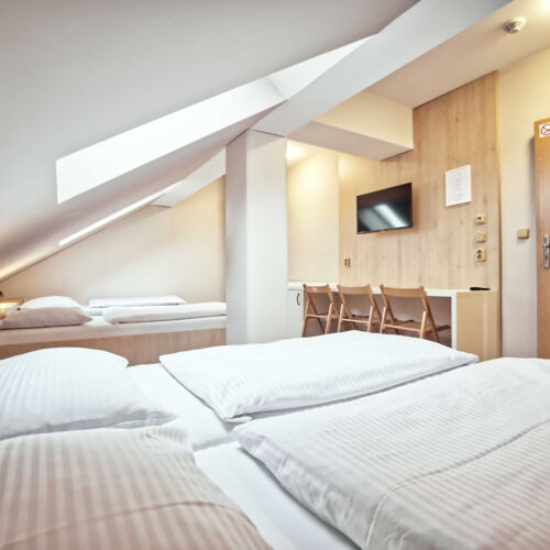 Camera cvadrupla cu duș cu aer condiționat