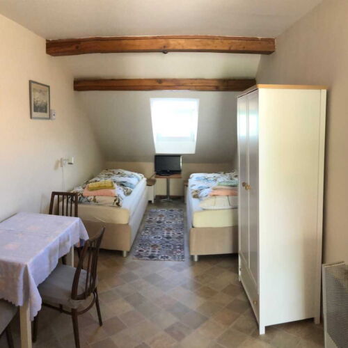 Apartman se sprchou s vlastní kuchyňkou pro 2 os. (s možností přistýlky)