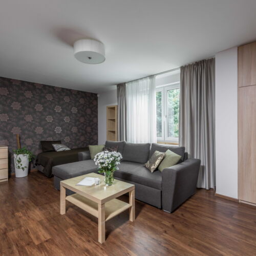 Apartament cu duș cu chicinetă proprie pentru 5 pers. (se poate solicita pat suplimentar)