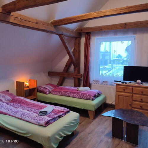 Pokój 4-osobowy z prysznicem z aneksem kuchennym