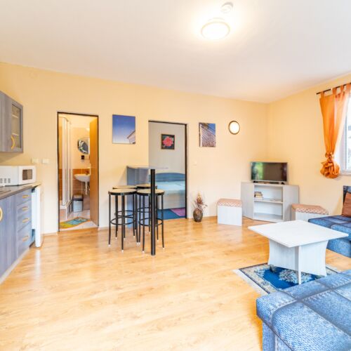 Apartman se sprchou s vlastní kuchyňkou pro 4 os. se 2 ložnicemi