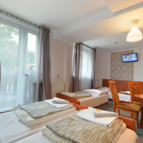 Pokój 4-osobowy z łazienką z telewizorem LCD/plazmą