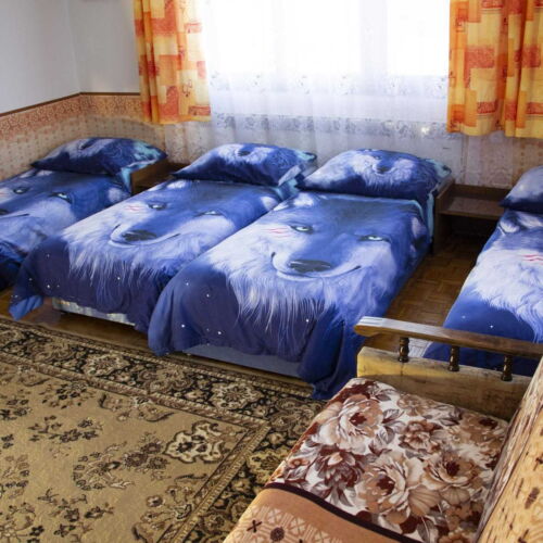 Quadruple Room with Shared Bathroom and Shared Kitchenette (extra bed available)