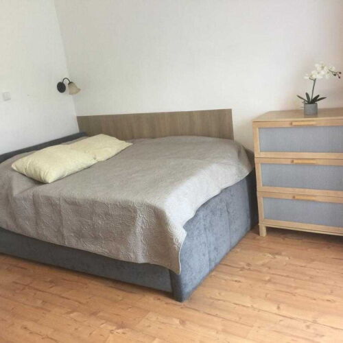 Camera dubla cu duș cu chicinetă comună