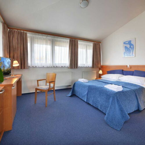 Apartament 2-osobowy z klimatyzacją z 1 pomieszczeniem sypialnianym (możliwa dostawka)