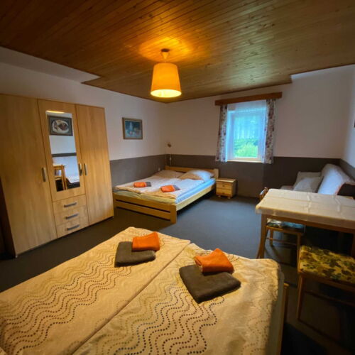 Pokoj se sprchou  pro 4 os.