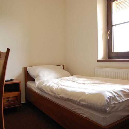 Zuhanyzós egyágyas szoba