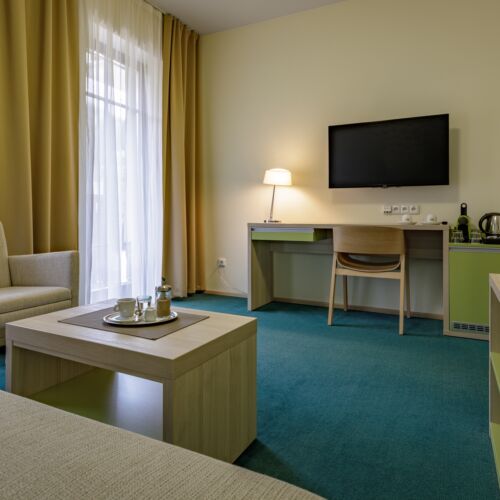 Superior Apartman s terasou s manželskou postelí s 1 ložnicí (s možností přistýlky)