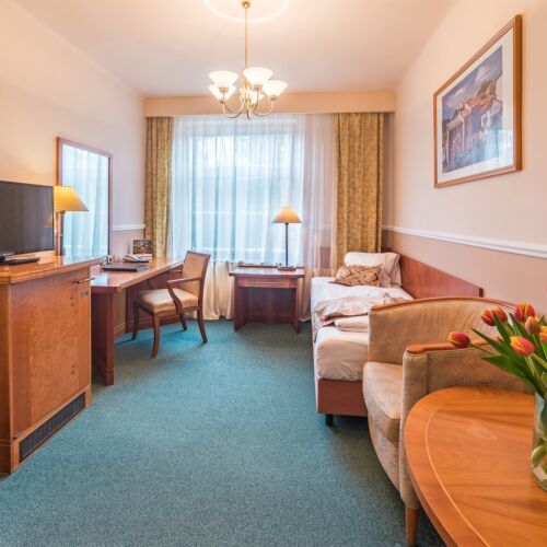 Camera single standard cu duș