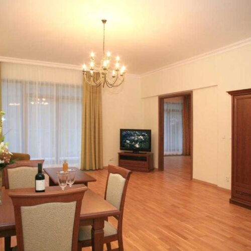 Deluxe Apartman s vlastní kuchyňkou s manželskou postelí s 1 ložnicí (s možností přistýlky)