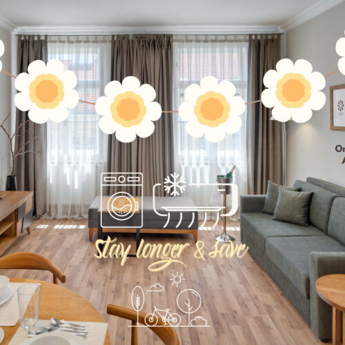 Deluxe Apartman se sprchou pro 2 os. (s možností přistýlky)