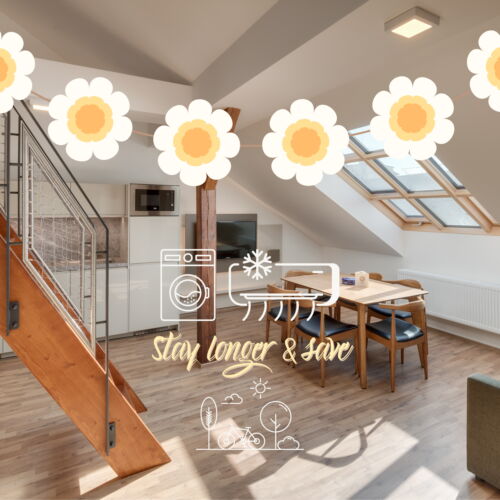 Deluxe Apartman se sprchou pro 6 os. (s možností přistýlky)