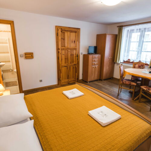 Apartament 2-osobowy z prysznicem (możliwa dostawka)