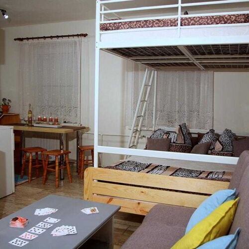 Apartament cu chicinetă proprie cu terasă pentru 4 pers.