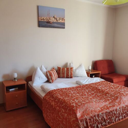 Apartament 4-osobowy na piętrze z panoramą z 2 pomieszczeniami sypialnianymi