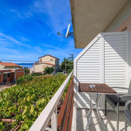 Pogled na more Na katu apartman za 3 osoba(e) sa 1 spavaće(om) sobe(om)