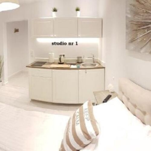 Apartament 2-osobowy z łazienką z telewizorem LCD/plazmą z 1 pomieszczeniem sypialnianym