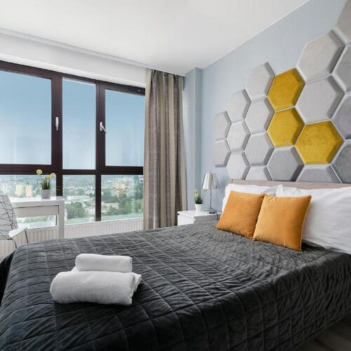 Apartament 2-osobowy Premium z panoramą z 1 pomieszczeniem sypialnianym (możliwa dostawka)