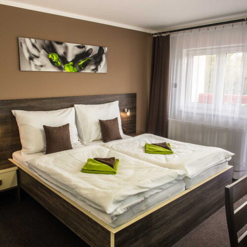 Komfort Pokoj s balkónem s manželskou postelí