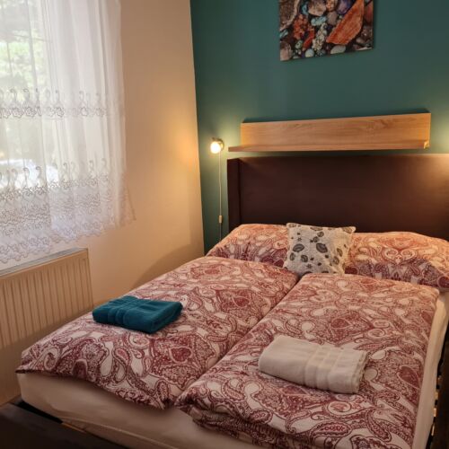 Apartman pro 3 os. se 2 ložnicemi s výhledem do zahrady přízemní