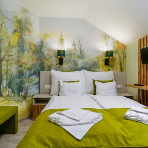 Pokój 2-osobowy na piętrze z klimatyzacją (możliwa dostawka)