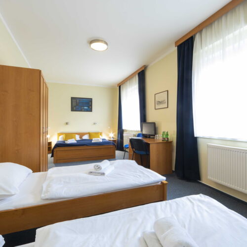 Pokoj se sprchou  pro 4 os. (s možností přistýlky)