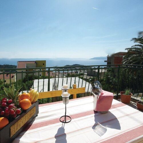 2-Zimmer-Apartment für 4 Personen mit Klimaanlage und Aussicht auf das Meer